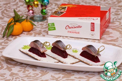 Хлебец с селедочкой Хлебец с селедочкой