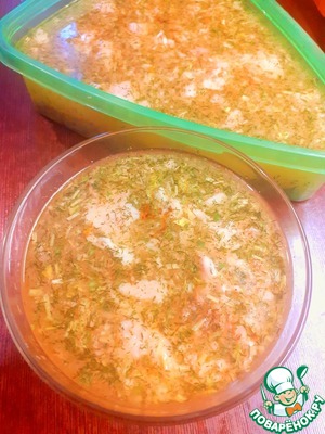 Холодец из домашней курицы