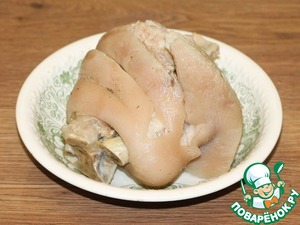 Холодец из двух видов мяса Холодец из двух видов мяса