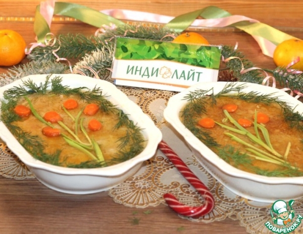 Холодец из двух видов мяса Холодец из двух видов мяса