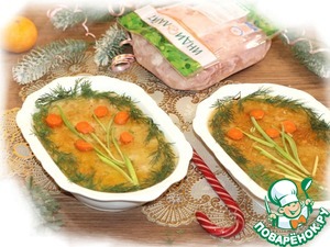 Холодец из двух видов мяса Холодец из двух видов мяса