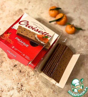 Хрустящие хлебцы с нежной намазкой