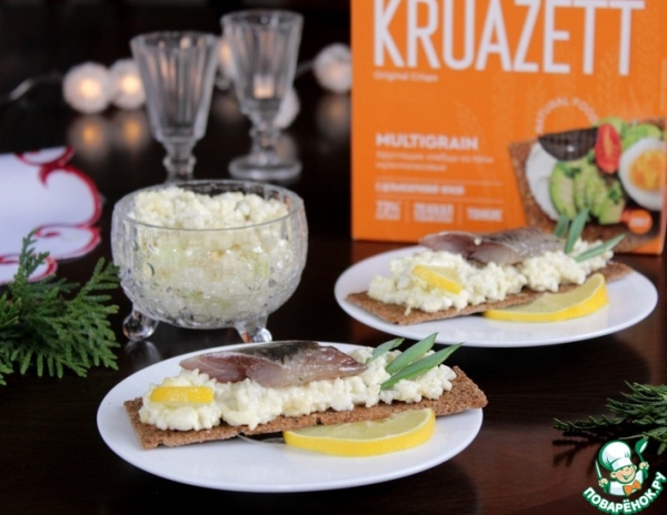 Яичная закуска с хлебцами Яичная закуска с хлебцами