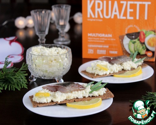 Яичная закуска с хлебцами Яичная закуска с хлебцами