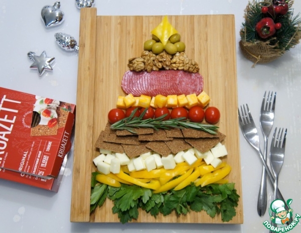 Ёлочка закусочная за 10 минут