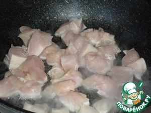 Капуста с курицей со вкусом грибов