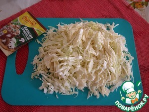Капуста с курицей со вкусом грибов