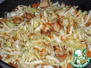 Капуста с курицей со вкусом грибов
