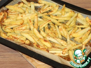 Картофель по-деревенски с томатным соусом Картофель по-деревенски с томатным соусом