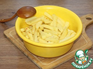 Картофель по-деревенски с томатным соусом Картофель по-деревенски с томатным соусом