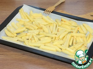 Картофель по-деревенски с томатным соусом Картофель по-деревенски с томатным соусом