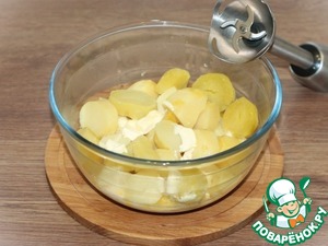 Картофельное блюдо в духовке с грибами Картофельное блюдо в духовке с грибами