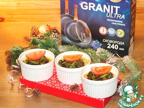 Картофельное блюдо в духовке с грибами Картофельное блюдо в духовке с грибами