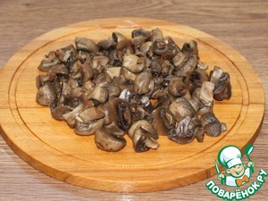 Картофельное блюдо в духовке с грибами Картофельное блюдо в духовке с грибами