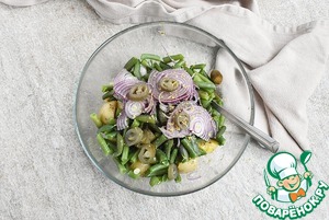 Картофельный салат с пикантной заправкой