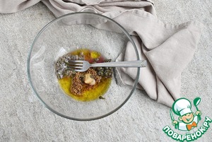 Картофельный салат с пикантной заправкой