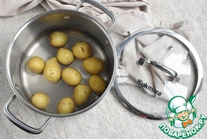 Картофельный салат с пикантной заправкой