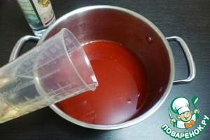 Коктейль-желе "Клюква-Водка"