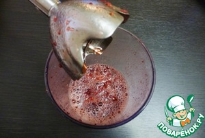 Коктейль-желе "Клюква-Водка"