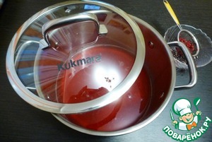 Коктейль-желе "Клюква-Водка"