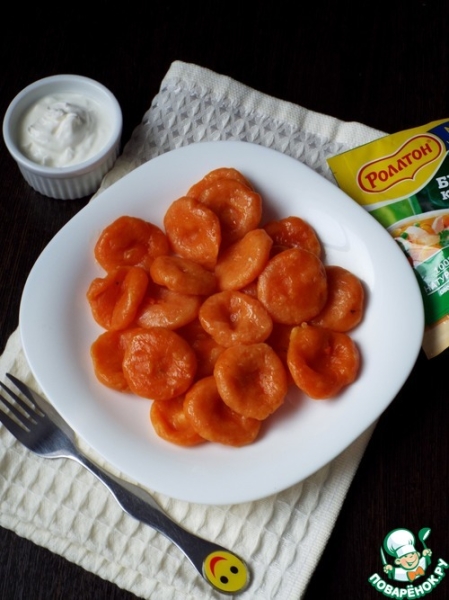 Курага из тыквы в азиатском стиле