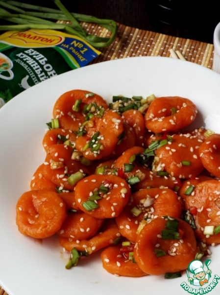 Курага из тыквы в азиатском стиле