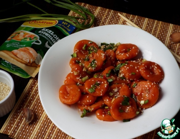 Курага из тыквы в азиатском стиле