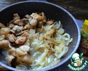 Курица с белыми грибами