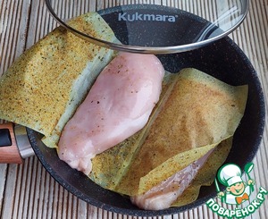 Куриное филе в сливочно-ореховом соусе