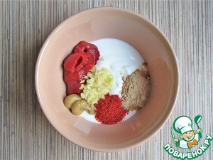 Куриные бедра под пикантной сырной шапочкой Куриные бедра под пикантной сырной шапочкой