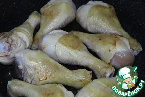 Куриные голени в сливочно-пикантном соусе