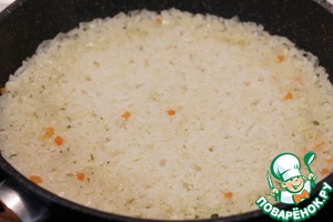 Лимонный рис с шампиньонами