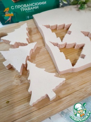 Мармеладный лук с муссом из форели