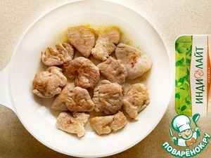 Медальоны из индейки под картофельными башенками Медальоны из индейки под картофельными башенками