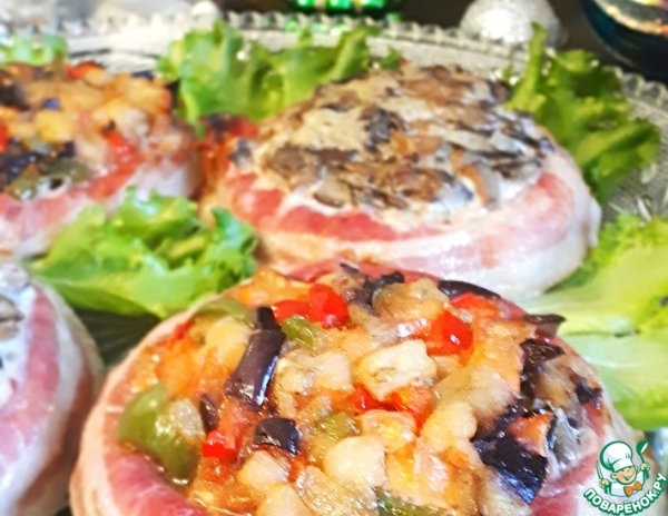 Мясные корзинки с начинкой Мясные корзинки с начинкой