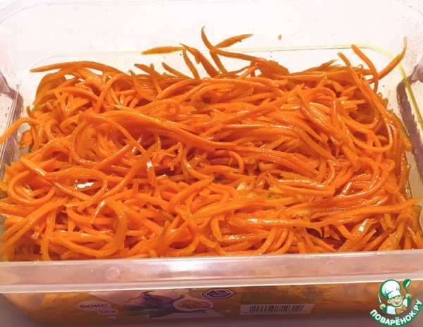 Морковь по-корейски Морковь по-корейски