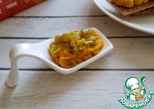 Морковный паштет с яйцом и шпротами Морковный паштет с яйцом и шпротами