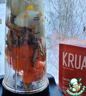 Морковный паштет с яйцом и шпротами Морковный паштет с яйцом и шпротами