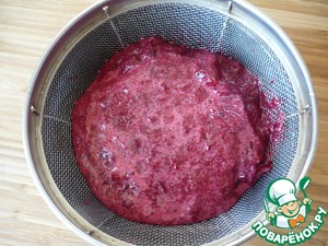 Насыпной вишневый торт на сковороде