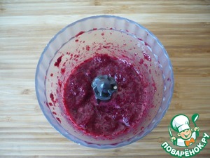 Насыпной вишневый торт на сковороде