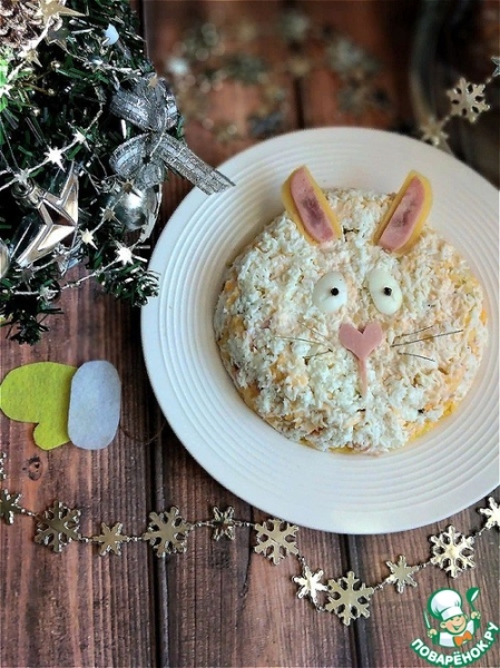 Новогодний салат "Кроль" Новогодний салат "Кроль"