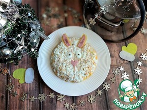 Новогодний салат "Кроль" Новогодний салат "Кроль"