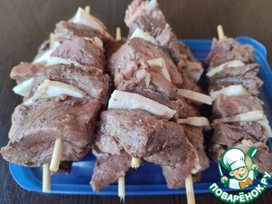 Новогодний шашлык на сковороде