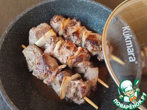 Новогодний шашлык на сковороде