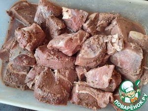 Новогодний шашлык на сковороде