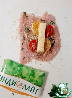 Пальчики с сыром и мандаринами