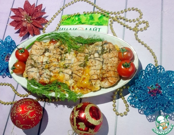 Пальчики с сыром и мандаринами