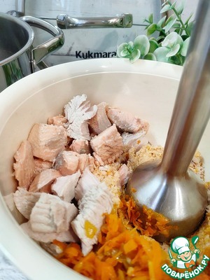 Паштет из форели с облепиховым желе