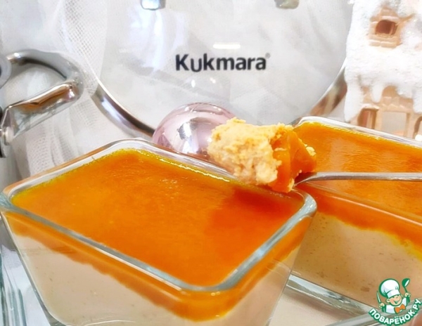 Паштет из форели с облепиховым желе