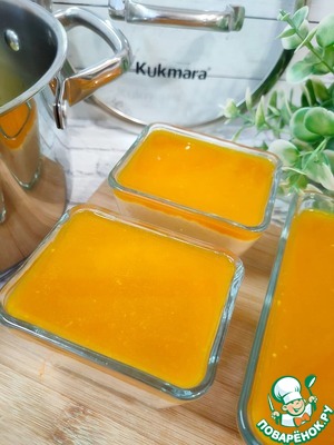 Паштет из форели с облепиховым желе